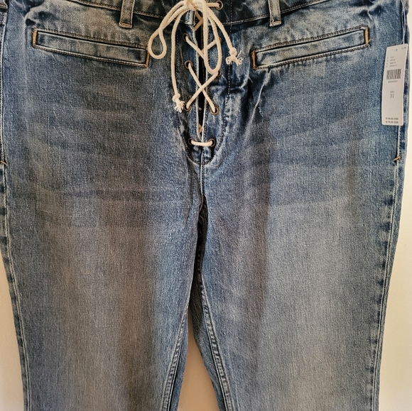 Anthropologie Pilcro The Icon Laceup Jeans Size 31 NWT - Picture 7 of 13
